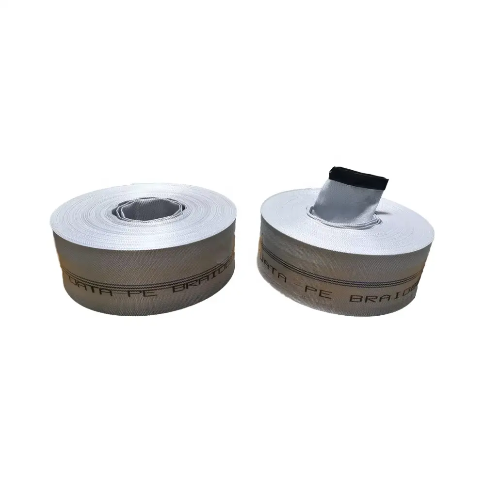 青海双层涤纶编织水带